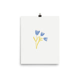 Windy Florals - Ramona & Ruth 8″×10″
