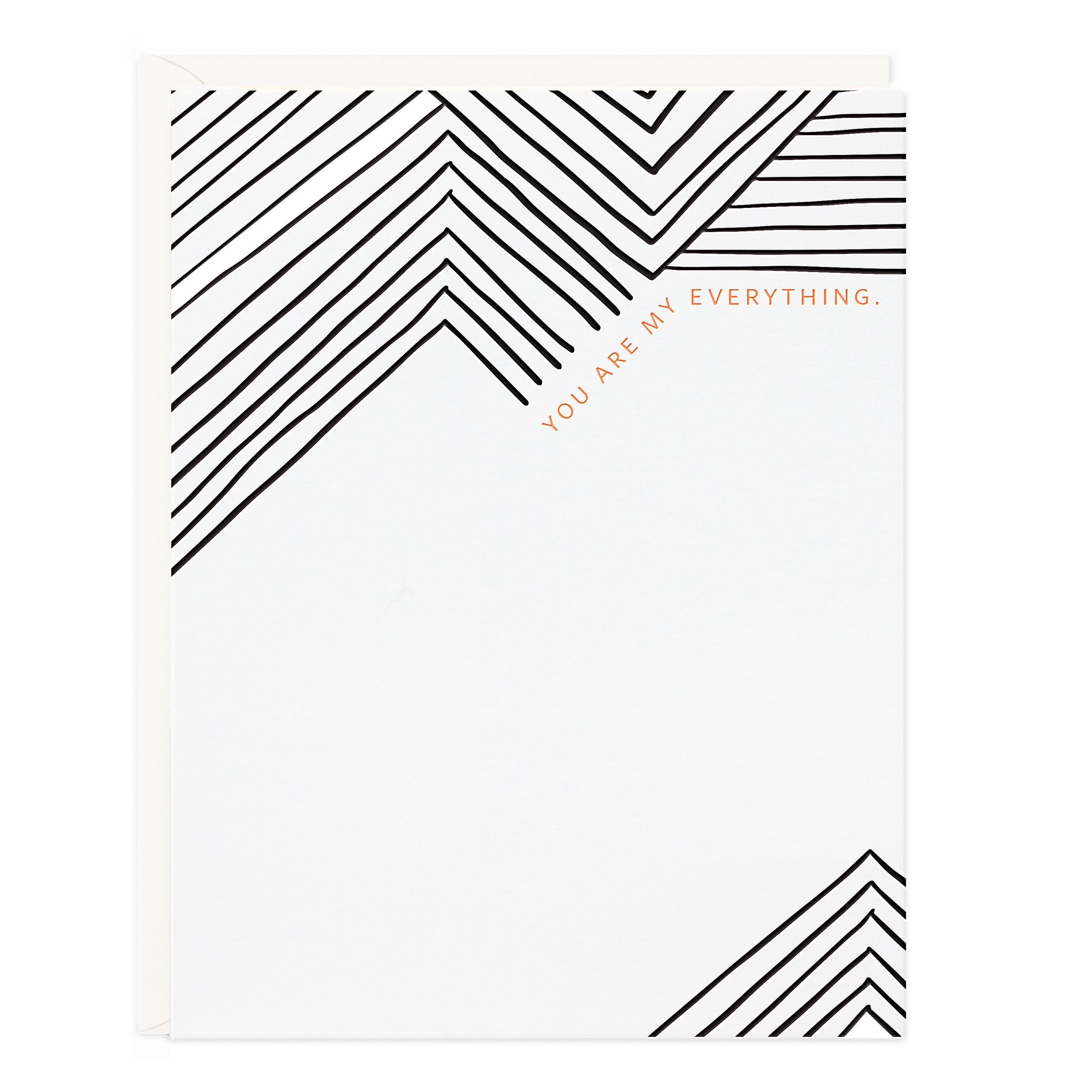 You Are My Everything Geo Card - Ramona & Ruth