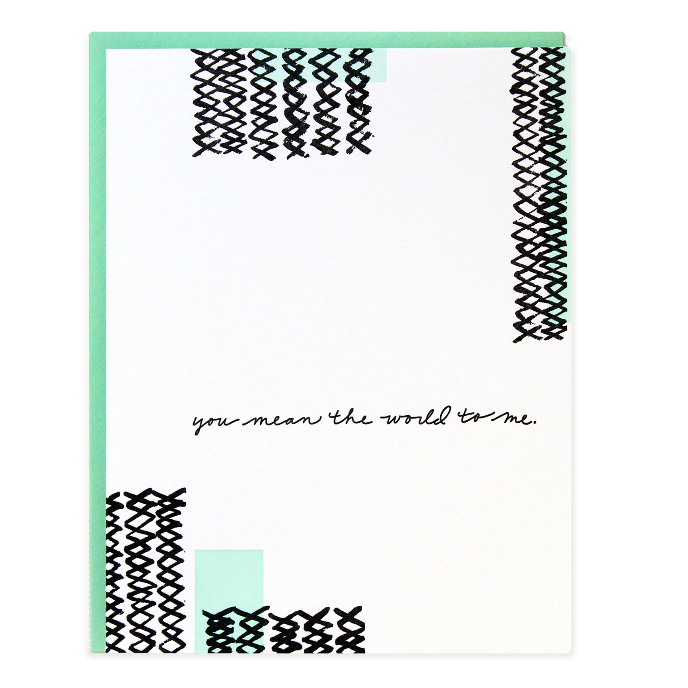 You Mean the World Card - Ramona & Ruth