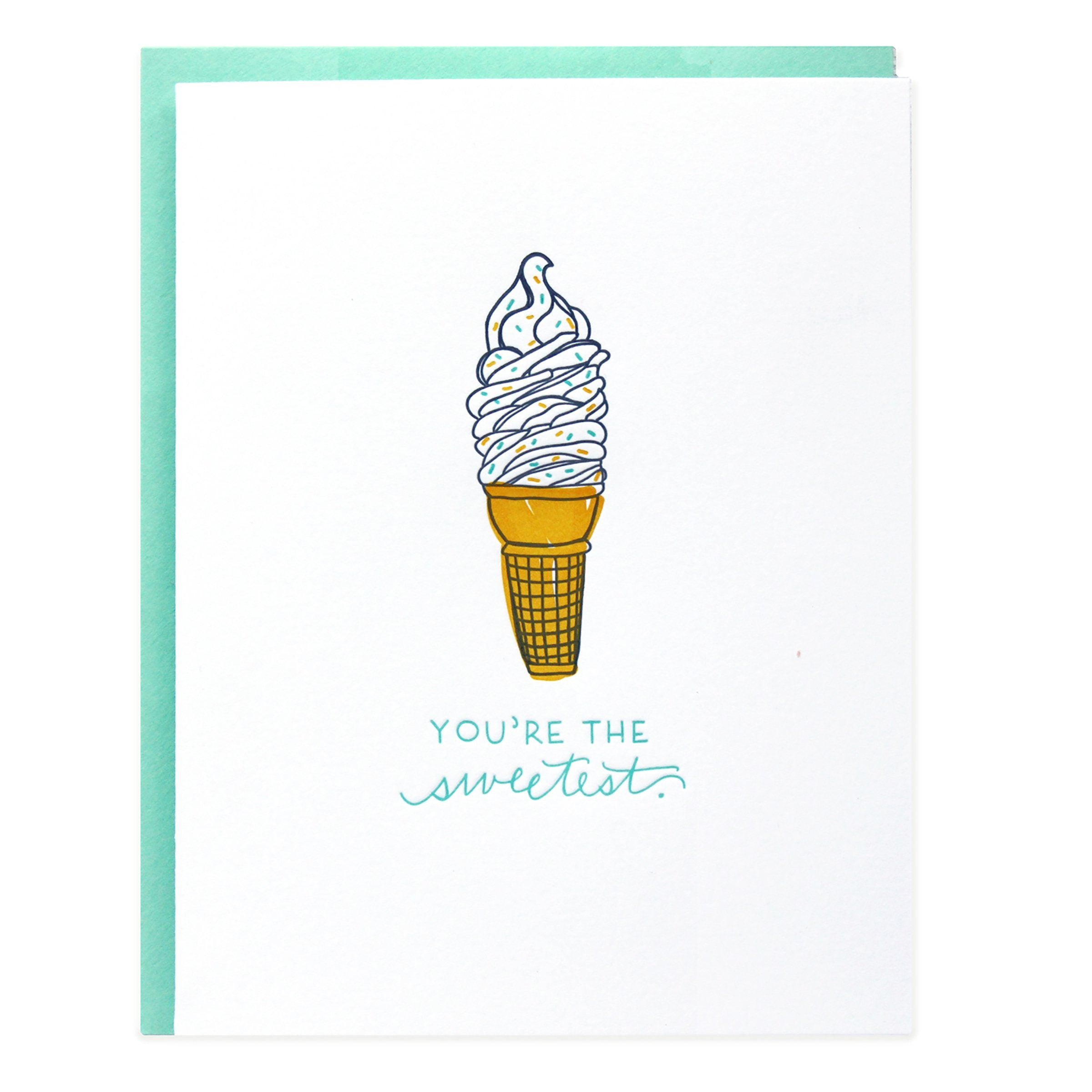 You're Sweet Ice Cream Card - Ramona & Ruth