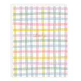 Baby Gingham Card - Ramona & Ruth 