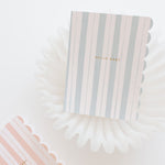 Baby Stripes Blue Card - Ramona & Ruth 