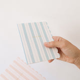 Baby Stripes Blue Card - Ramona & Ruth 