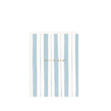 Baby Stripes Blue Mini Card - Ramona & Ruth 