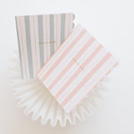 Baby Stripes Pink Card - Ramona & Ruth 