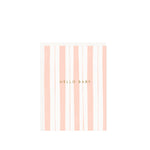 Baby Stripes Pink Mini Card - Ramona & Ruth 