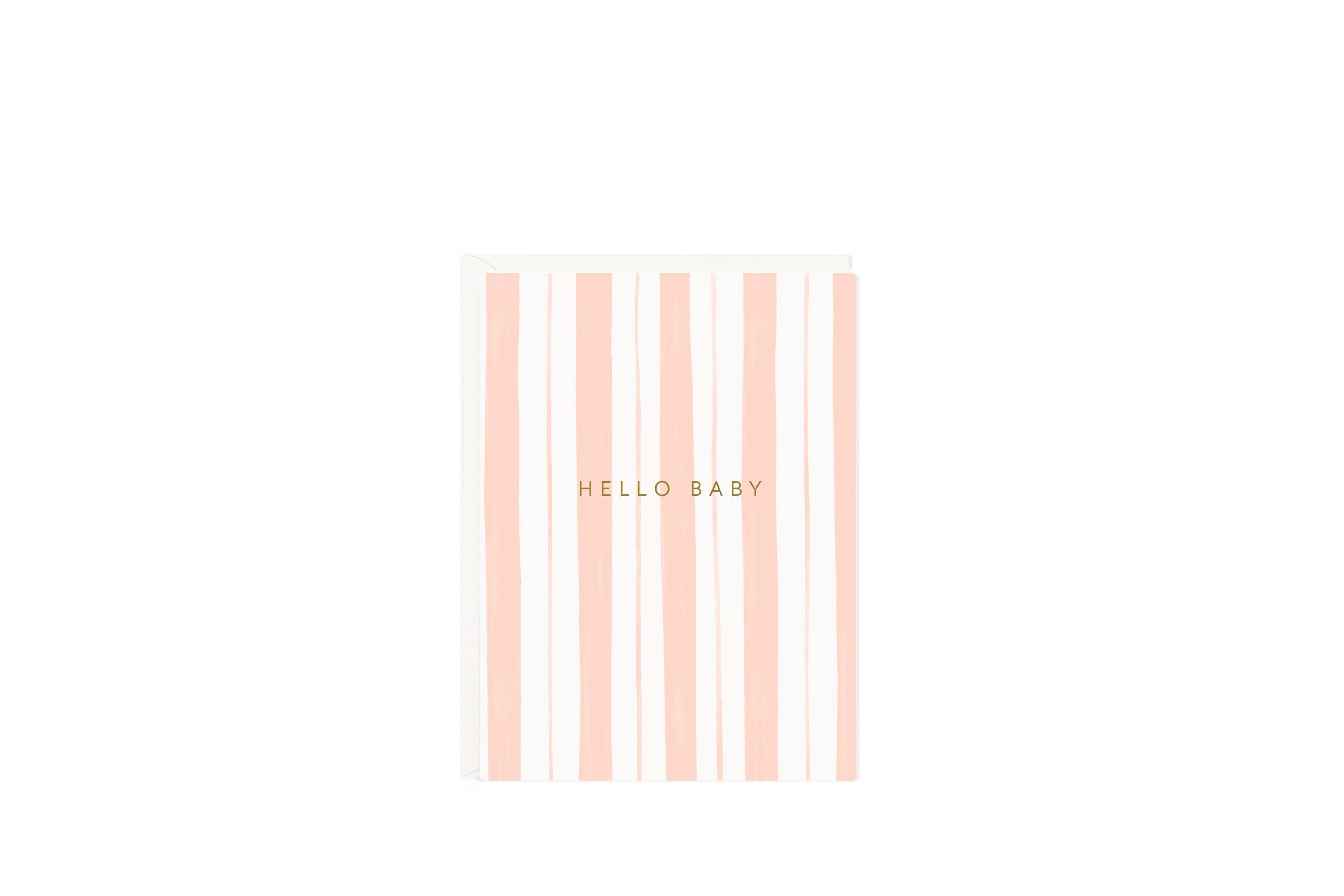 Baby Stripes Pink Mini Card - Ramona & Ruth 