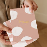 Beyond Thankful Dots Rose Card - Ramona & Ruth 
