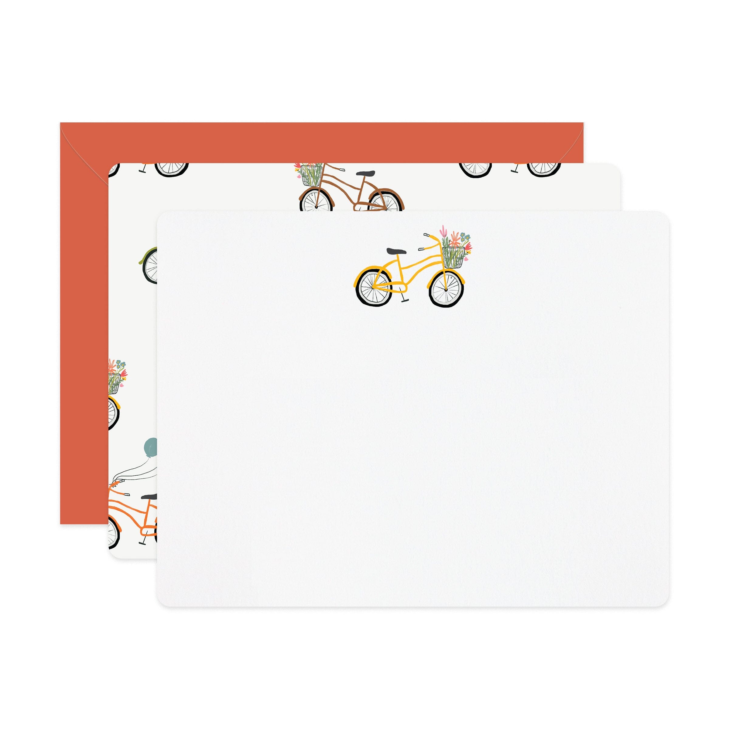 Bicycle Flat Notes | Boxed Set of 6 - Ramona & Ruth 