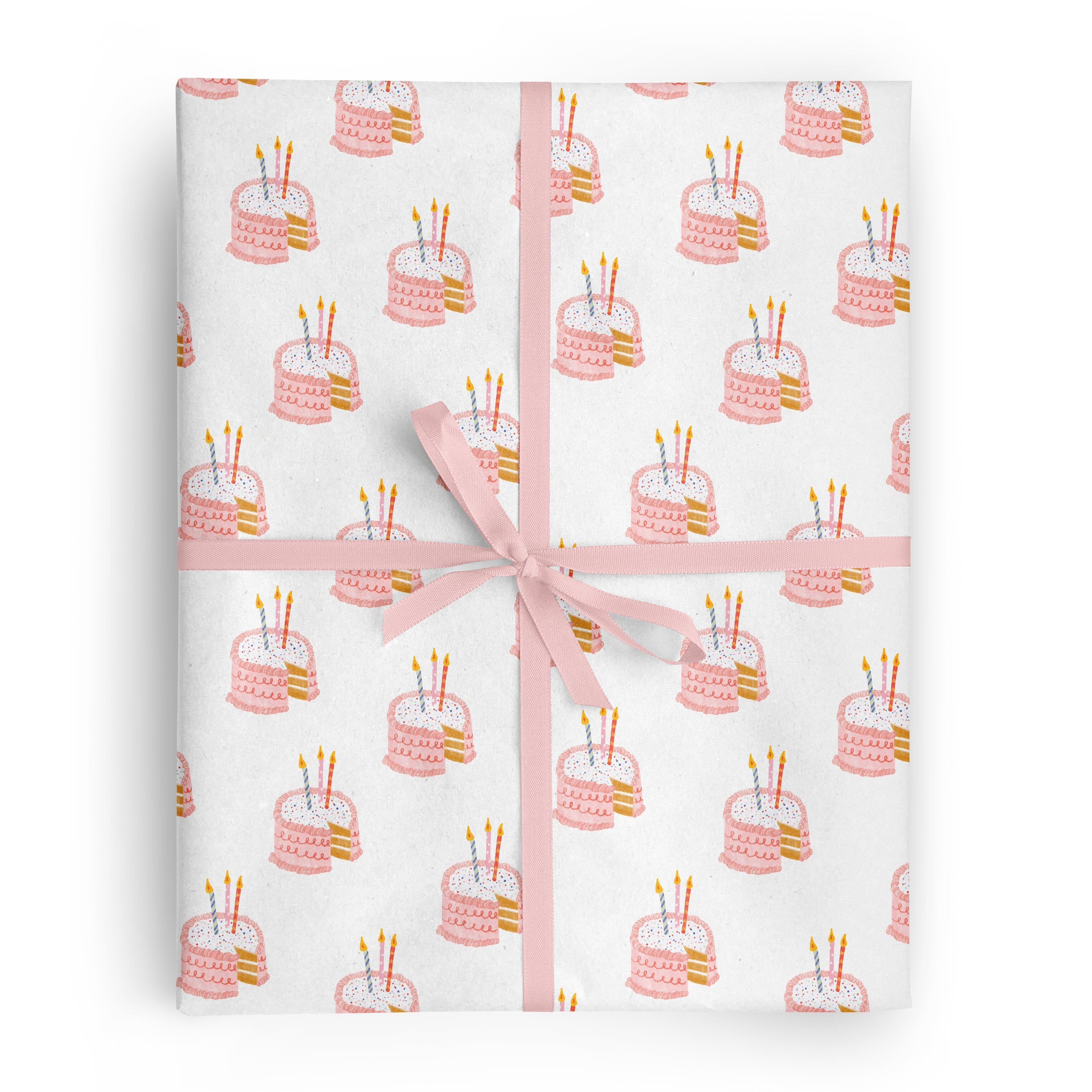 Birthday Cake Gift Wrap - Ramona & Ruth 
