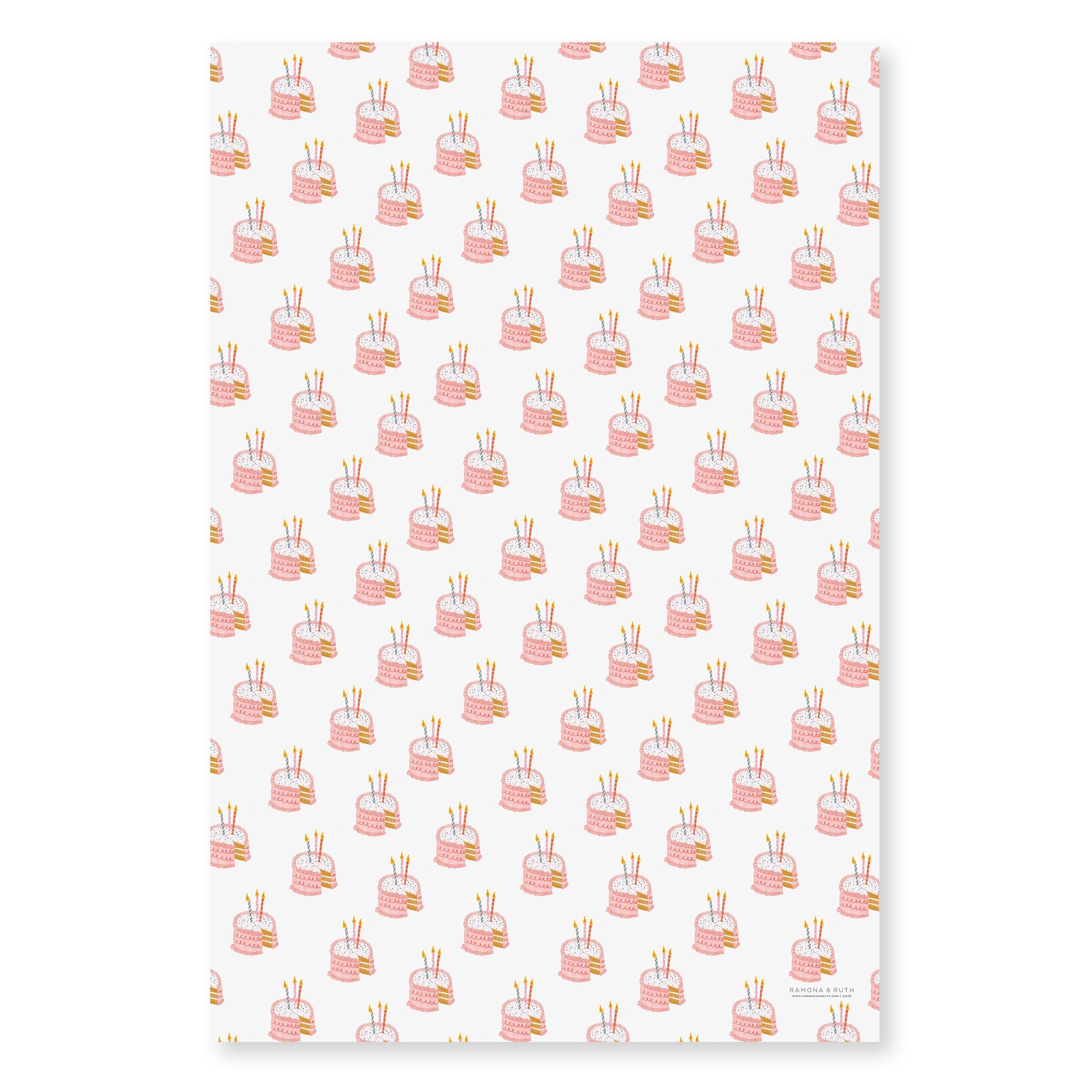 Birthday Cake Gift Wrap - Ramona & Ruth 