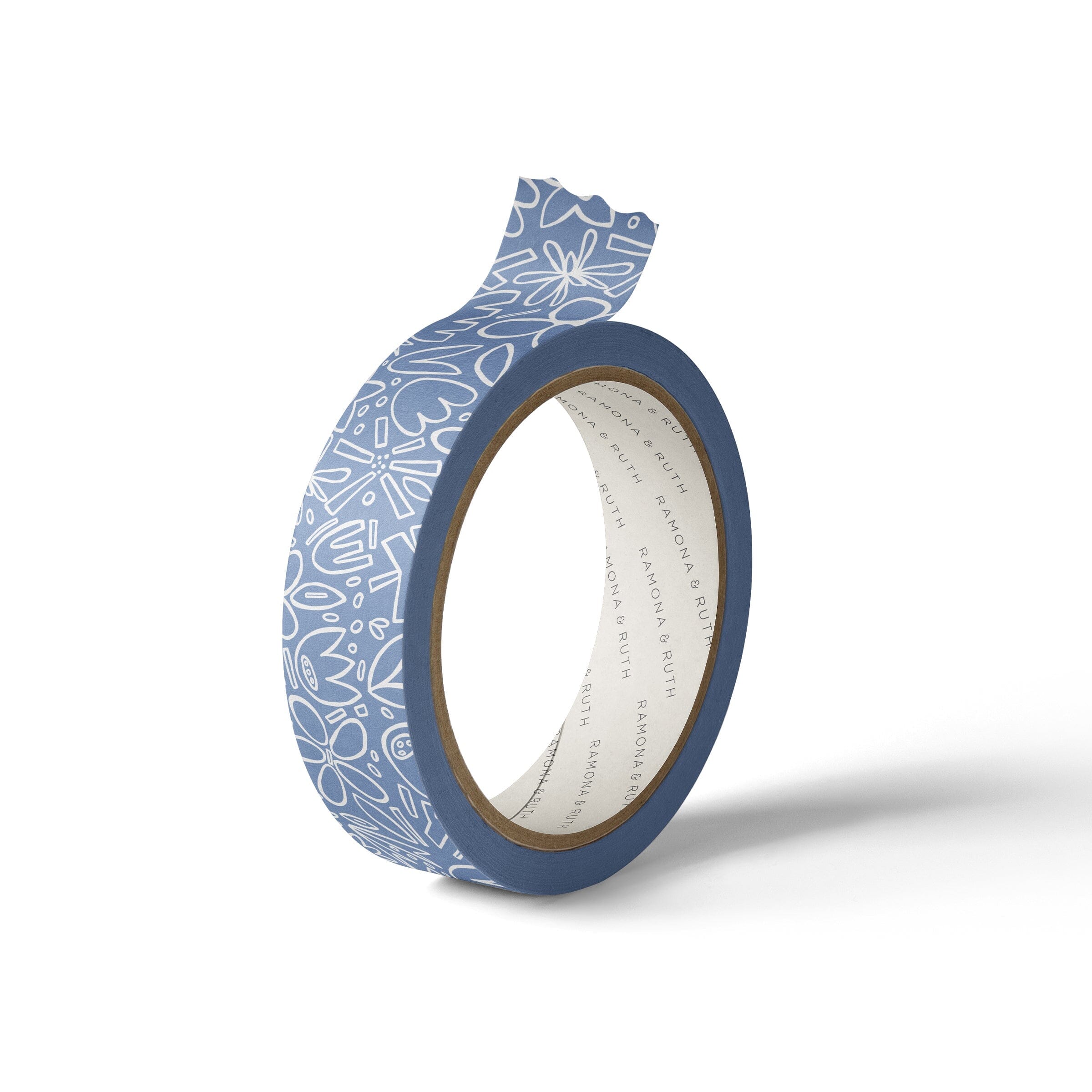 Blue Frolic Washi Tape - Ramona & Ruth 