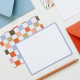 Check Flat Notes | Boxed Set of 6 - Ramona & Ruth 