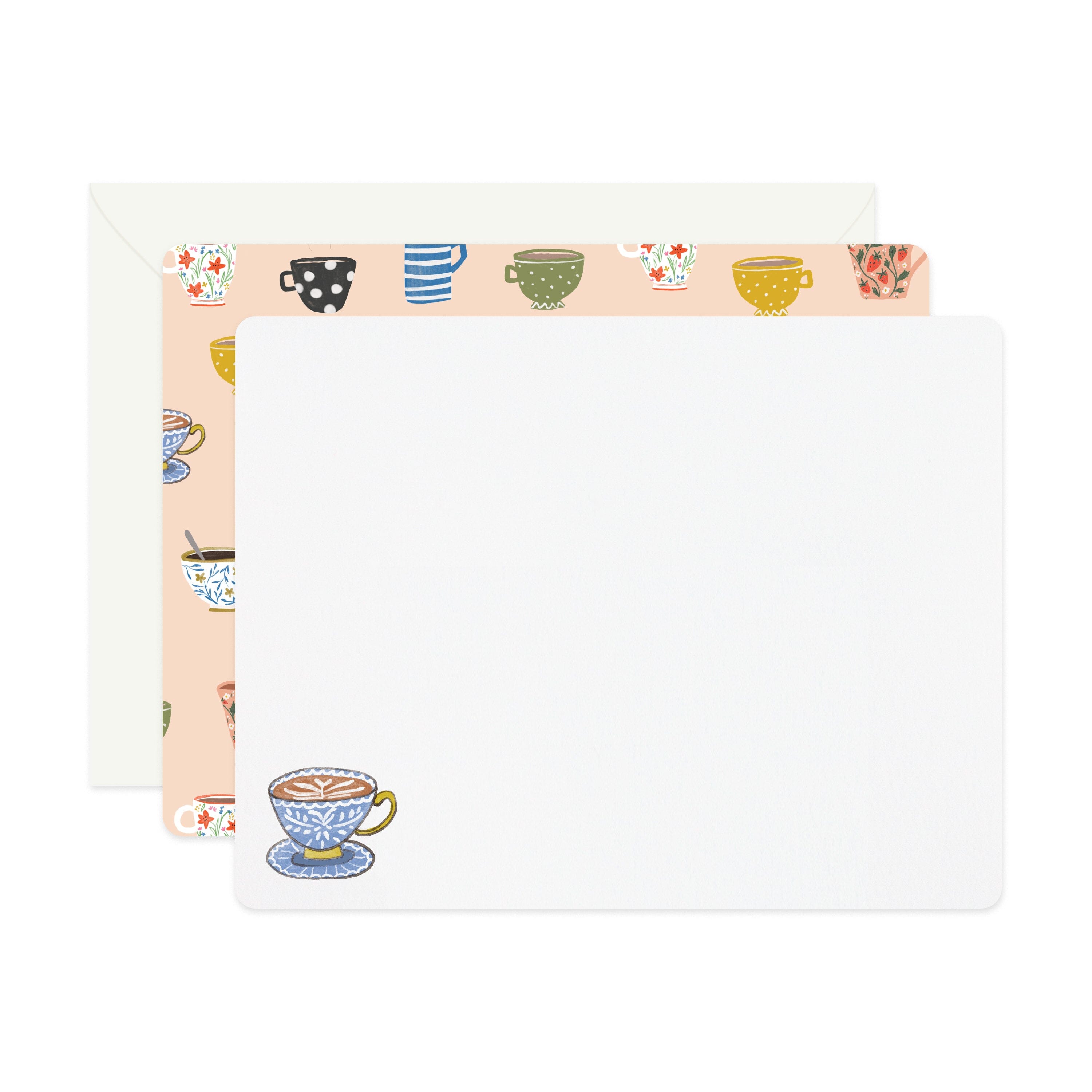 Coffee Mugs Flat Notes | Boxed Set of 6 - Ramona & Ruth 