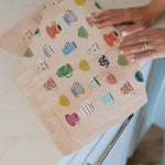 Coffee Mugs Linen Tea Towel - Ramona & Ruth 