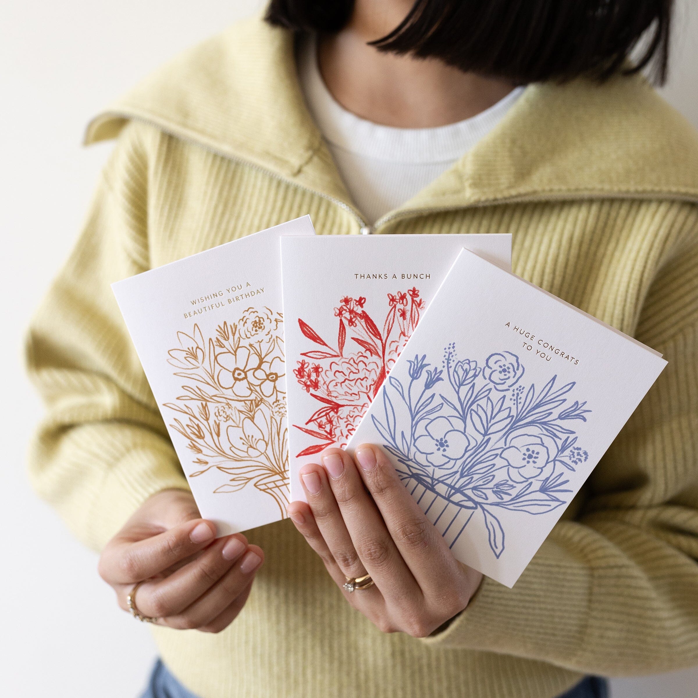 Congrats Bouquet Card - Ramona & Ruth 