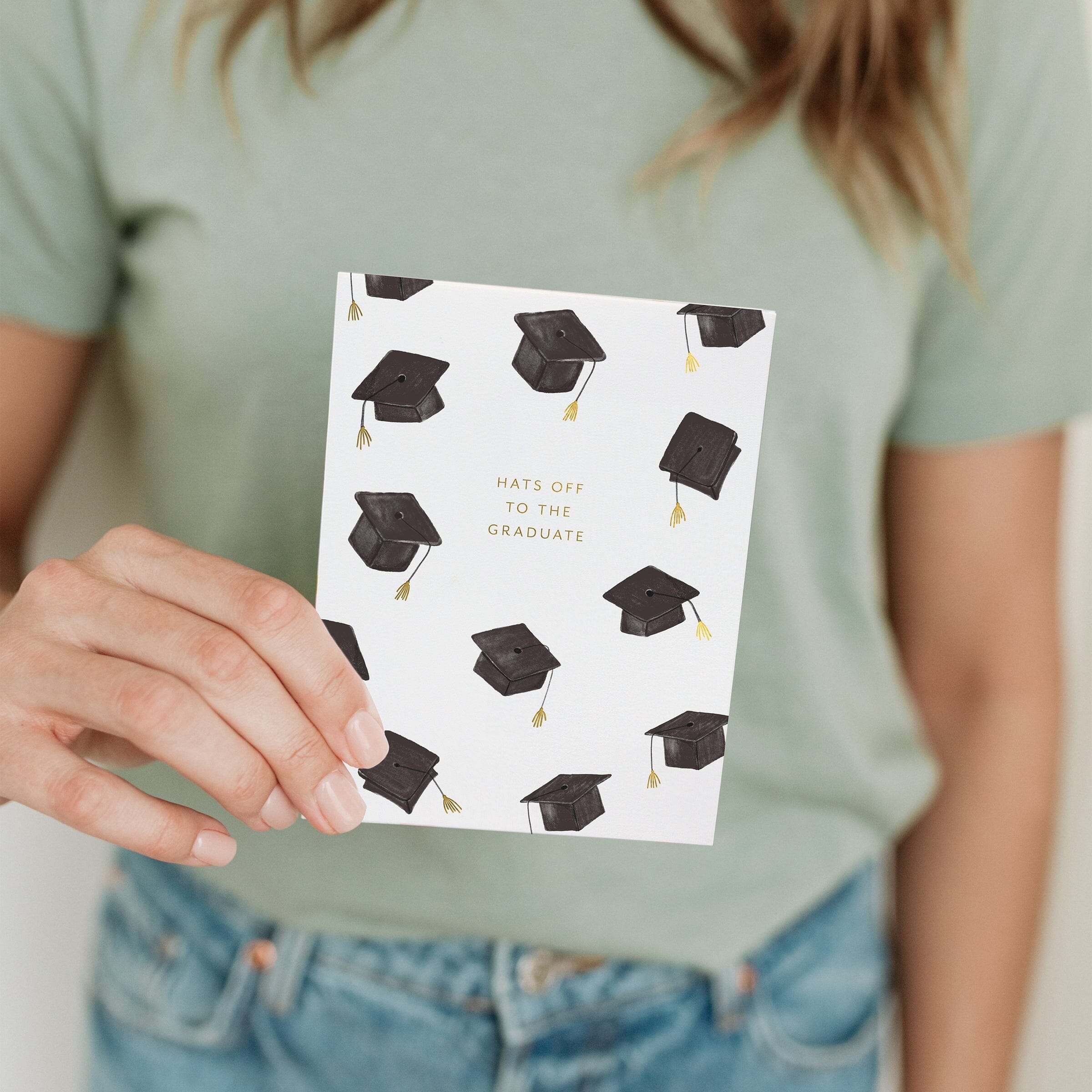 Congrats Grad Hats Card - Ramona & Ruth 