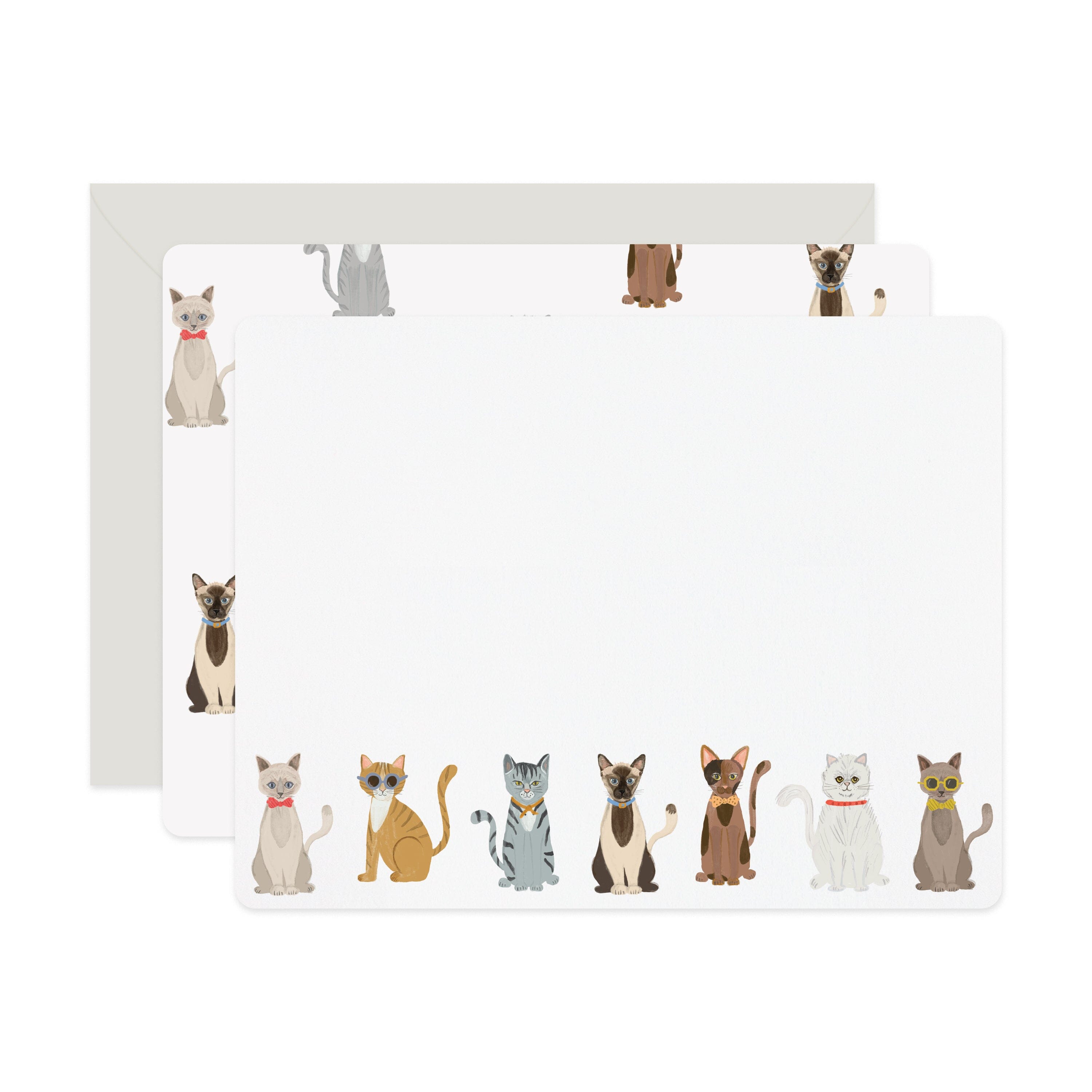 Cool Cats Flat Notes | Boxed Set of 6 - Ramona & Ruth 
