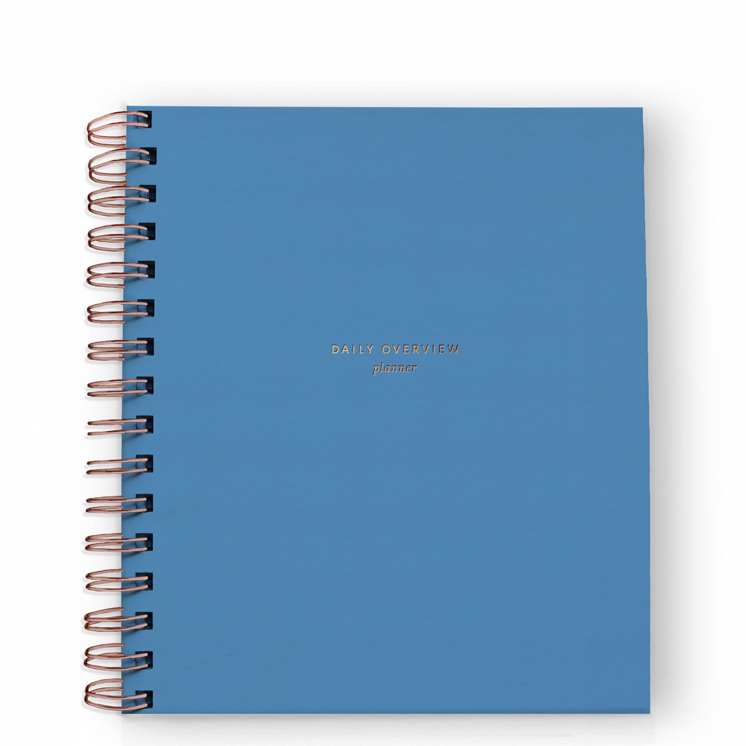 Daily Overview Planner - Ramona & Ruth Mediterranean Blue Standard Cover 