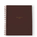 Daily Overview Planner - Ramona & Ruth Mocha Standard Cover 