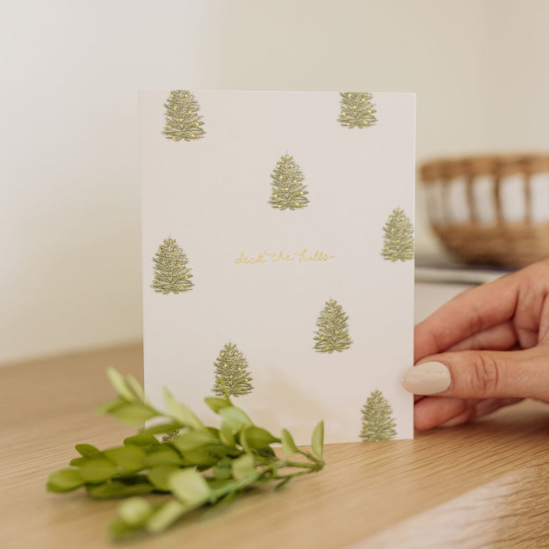 Deck The Halls Trees Card - Ramona & Ruth 