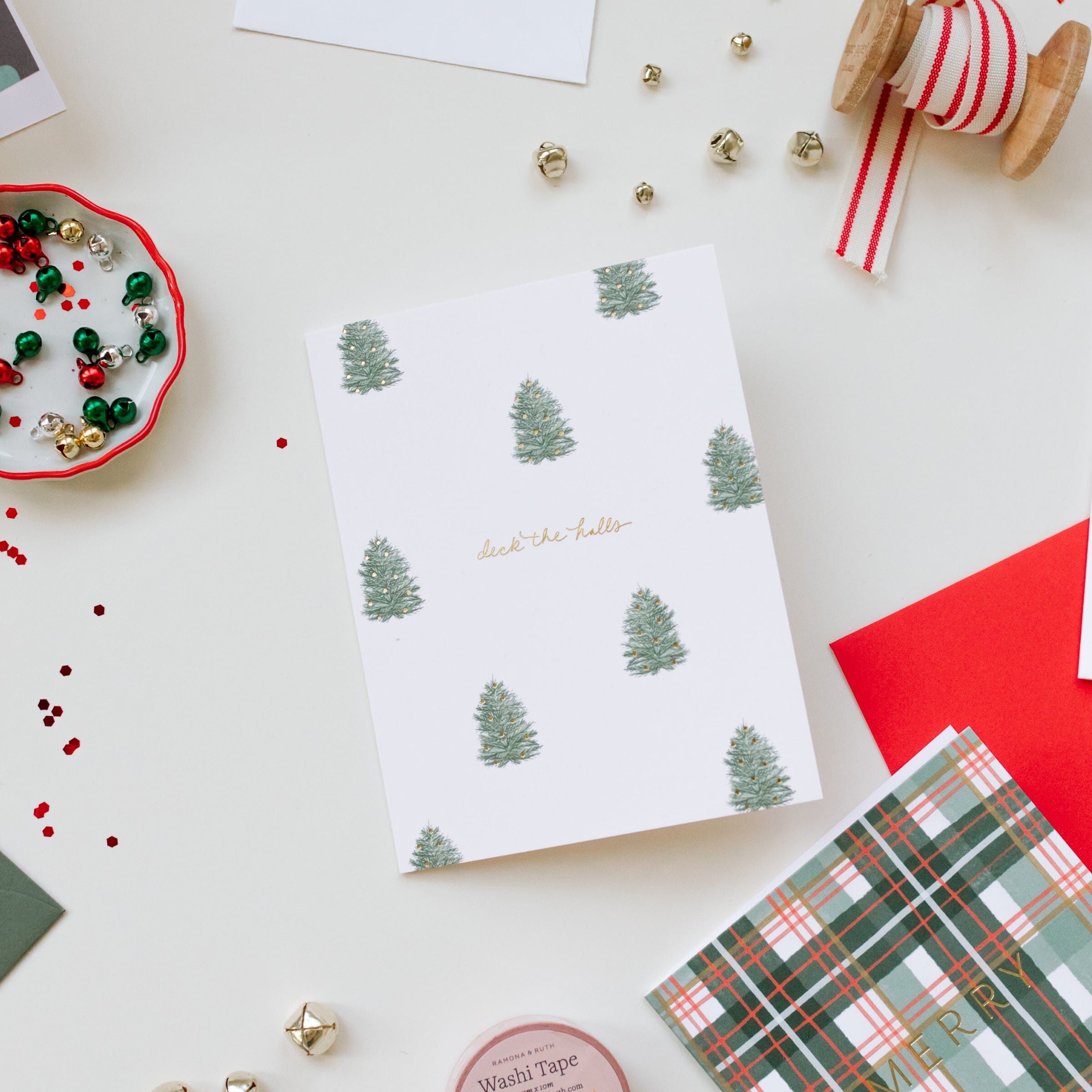 Deck The Halls Trees Card - Ramona & Ruth 