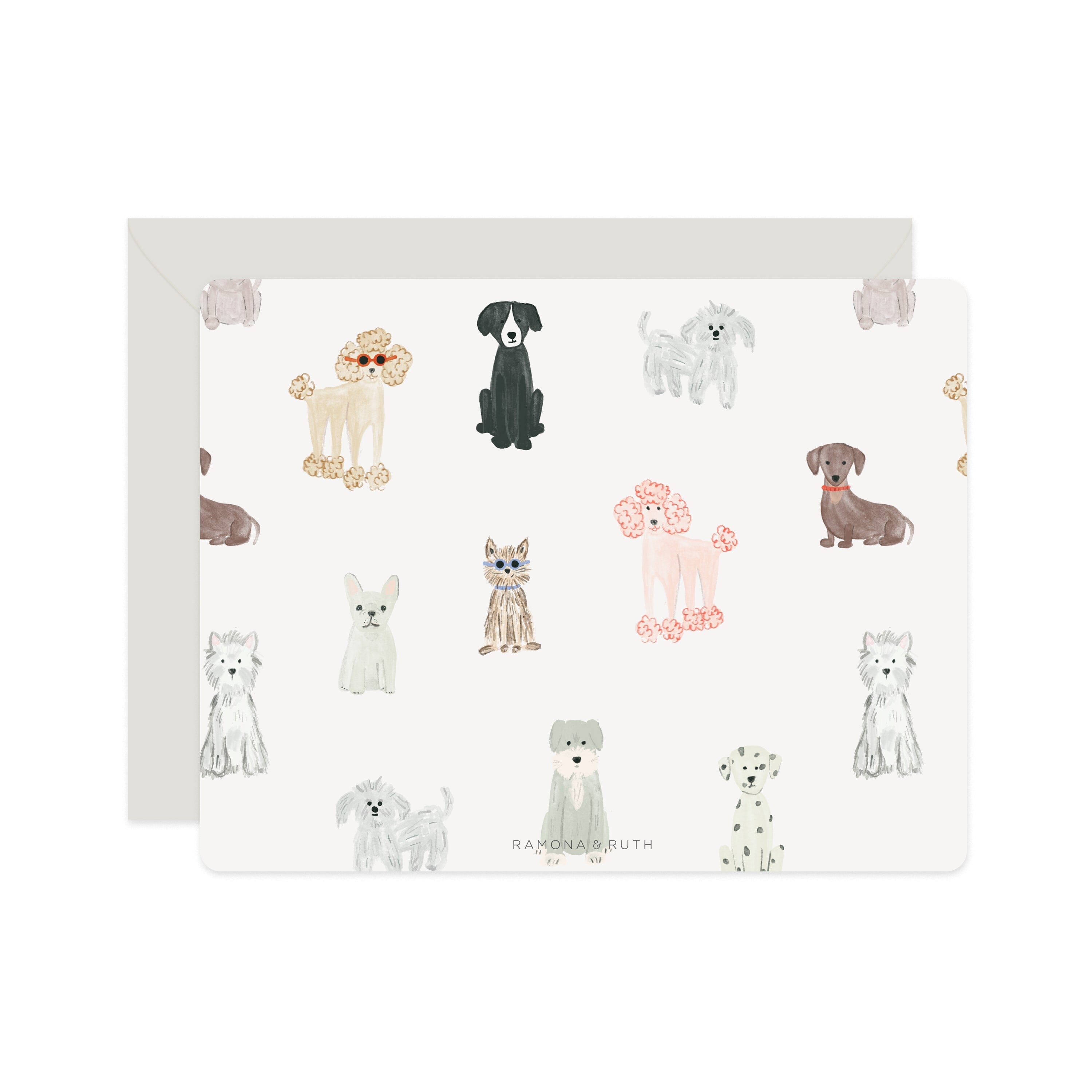 Dogs Flat Notes | Boxed Set of 6 - Ramona & Ruth 