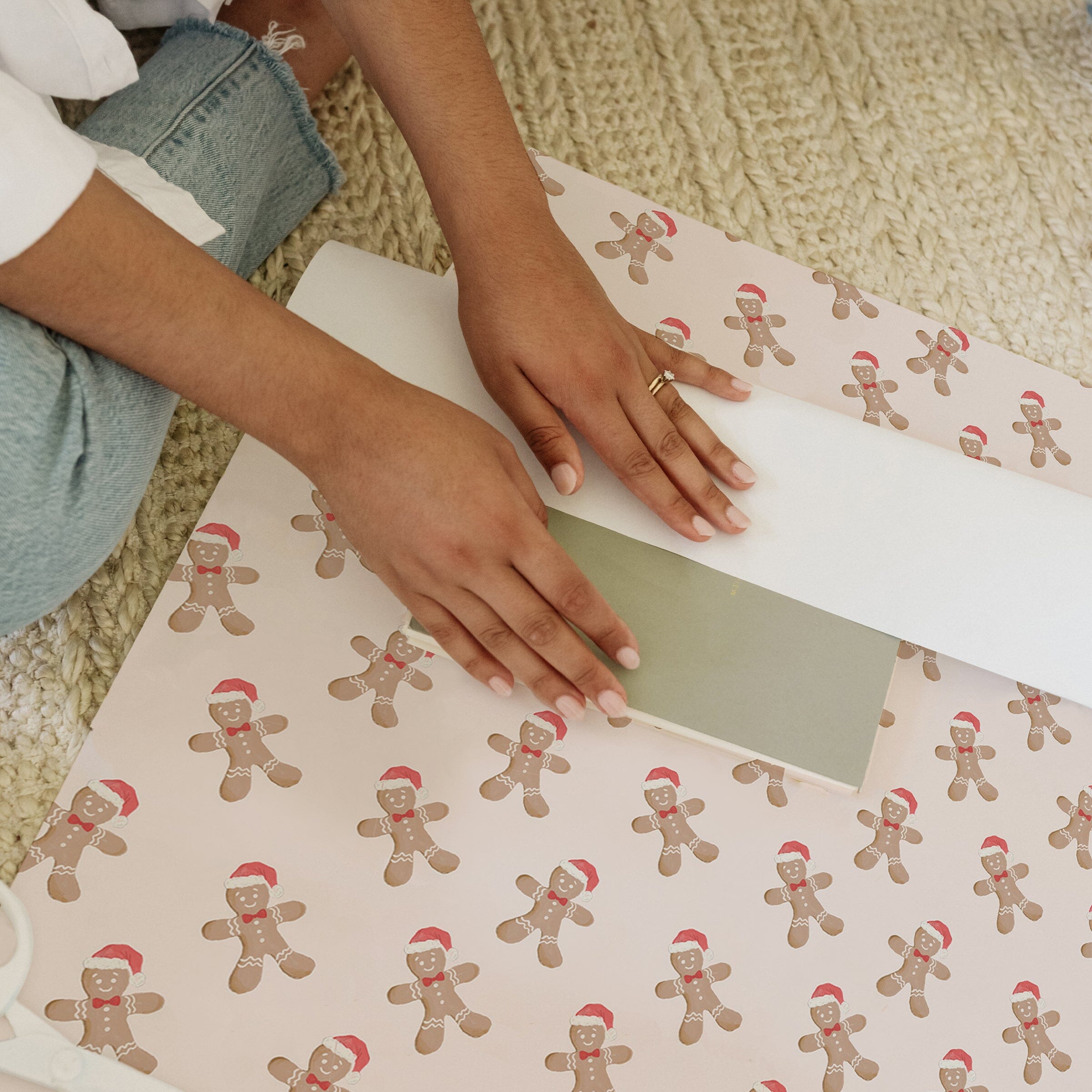 Gingerbread Gift Wrap - Ramona & Ruth 