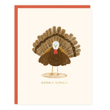 Gobble Thanksgiving Card - Ramona & Ruth 