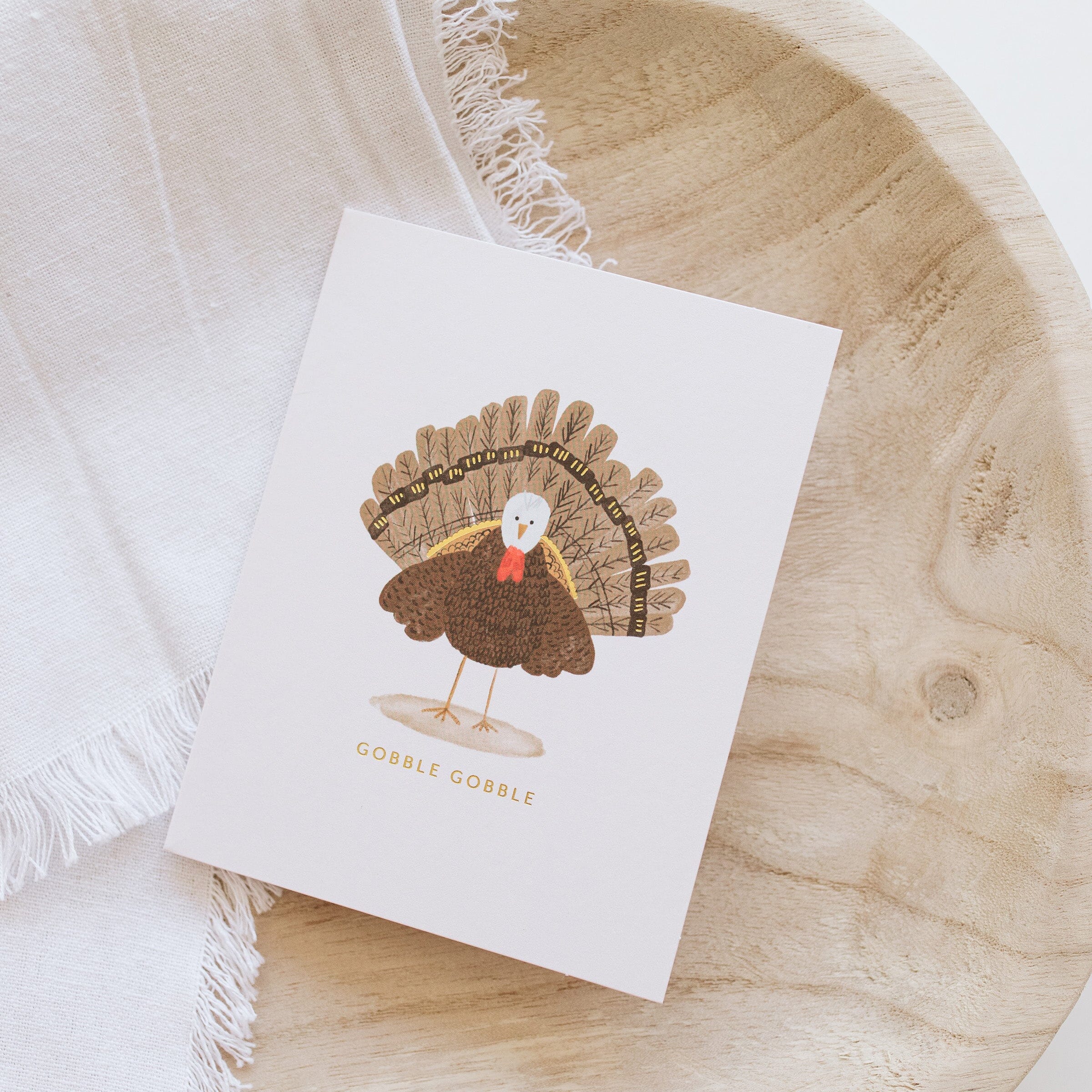 Gobble Thanksgiving Card - Ramona & Ruth 