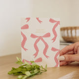 Holiday Bows Season's Greetings Card - Ramona & Ruth 