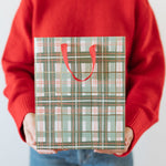 Holiday Plaid Gift Bag - Ramona & Ruth 