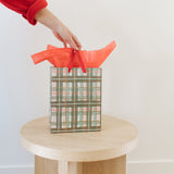 Holiday Plaid Gift Bag - Ramona & Ruth 