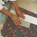 Holiday Poinsettia Gift Wrap - Ramona & Ruth 