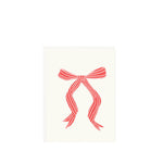 Holiday Red Bow Mini Card - Ramona & Ruth 
