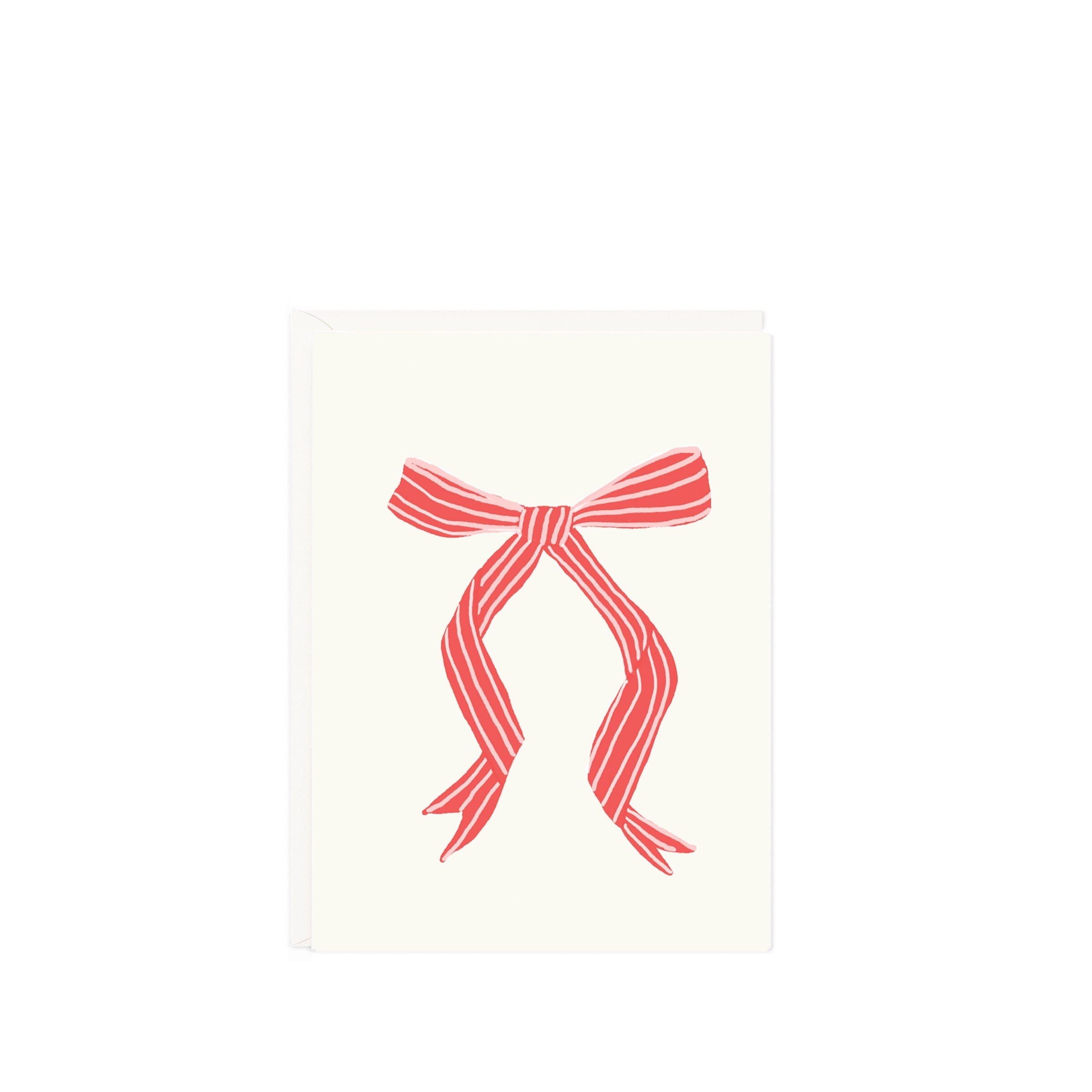 Holiday Red Bow Mini Card - Ramona & Ruth 