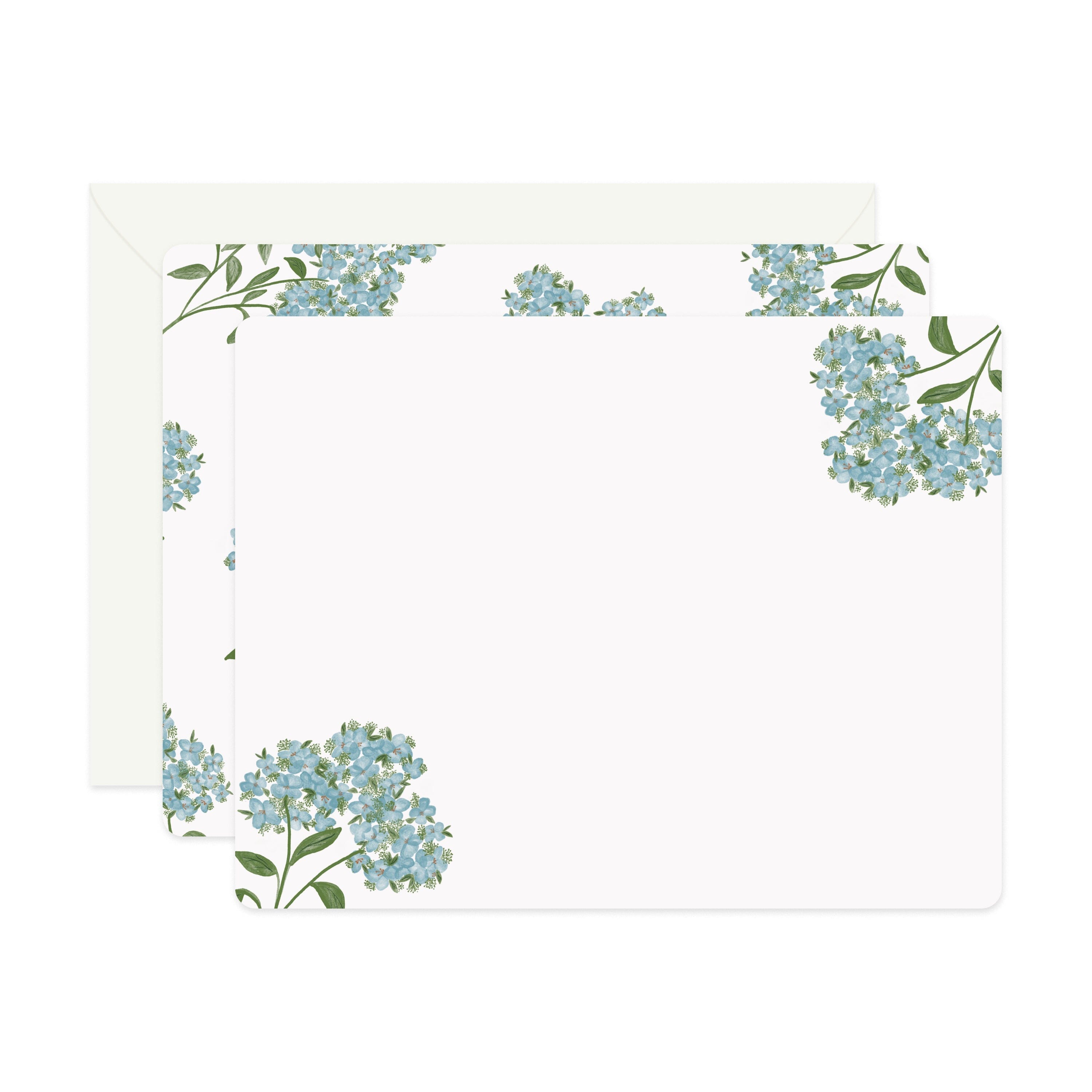Hydrangea Flat Notes | Boxed Set of 6 - Ramona & Ruth 