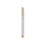 Lavender Check Rollerball Pen - Ramona & Ruth 
