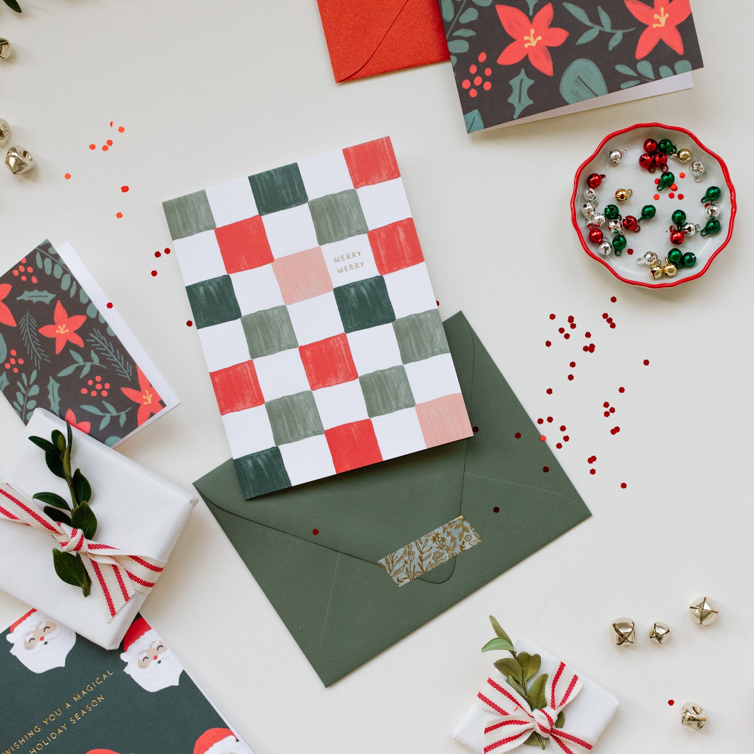 Merry Check Holiday Collection - Ramona & Ruth 