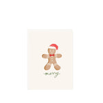 Merry Gingerbread Holiday Mini Card - Ramona & Ruth 