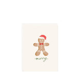 Merry Gingerbread Holiday Mini Card - Ramona & Ruth 
