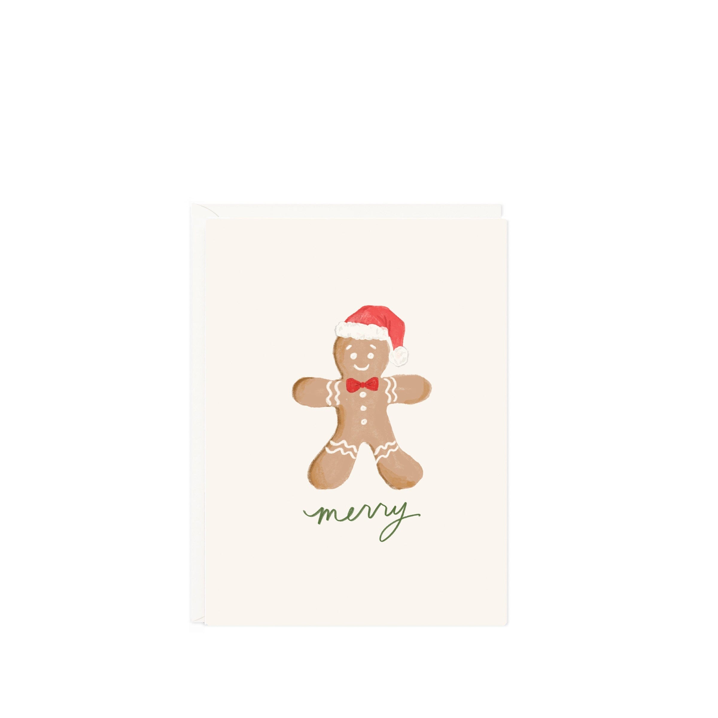 Merry Gingerbread Holiday Mini Card - Ramona & Ruth 