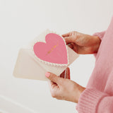 Mom Heart Scalloped Card - Ramona & Ruth 