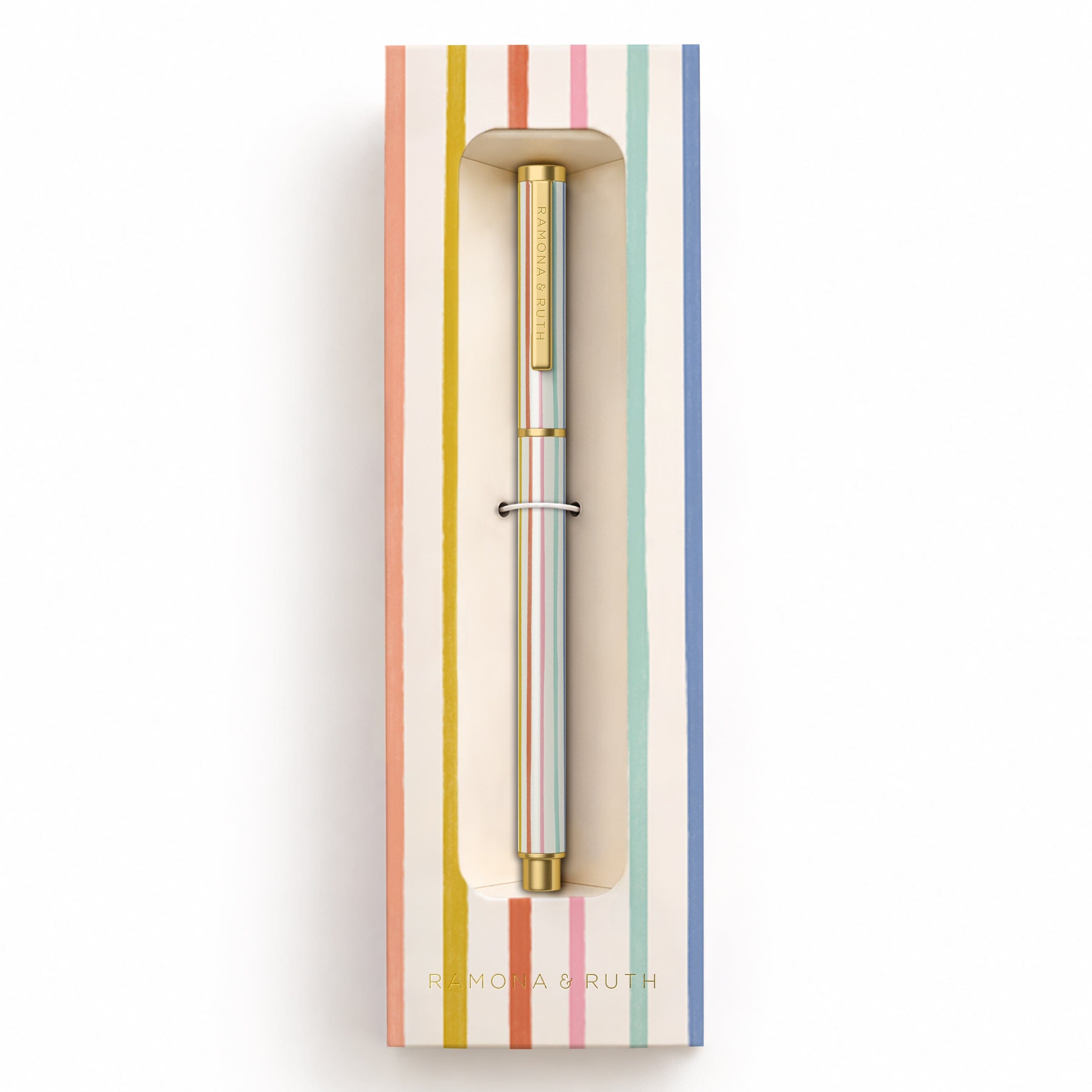 Multi Stripes Rollerball Pen - Ramona & Ruth 