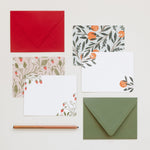 Orange Vine Flat Notes | Boxed Set of 6 - Ramona & Ruth 