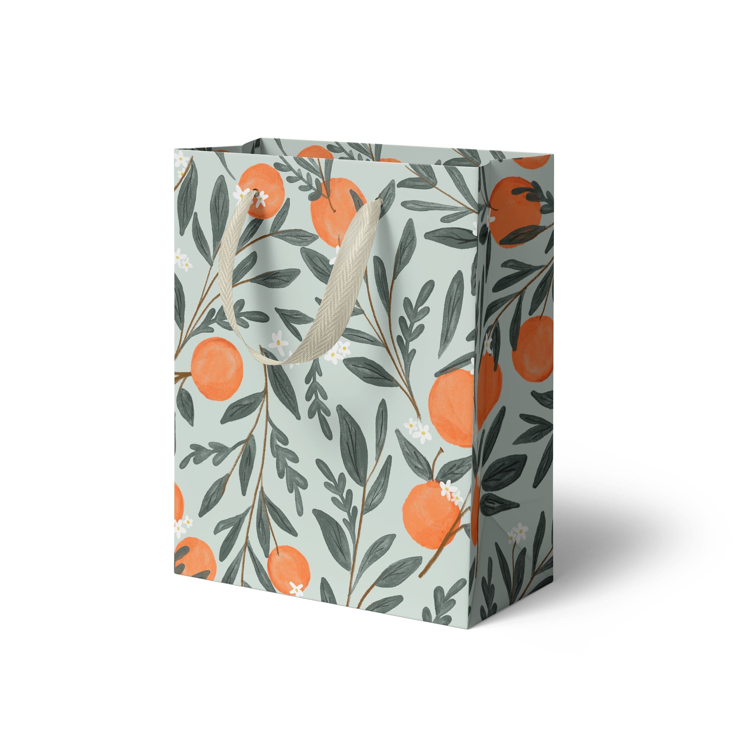 Orange Vines Gift Bag - Ramona & Ruth Medium 