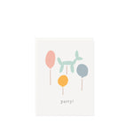 Party Balloons Mini Card - Ramona & Ruth 