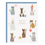 Party Cats Card - Ramona & Ruth 