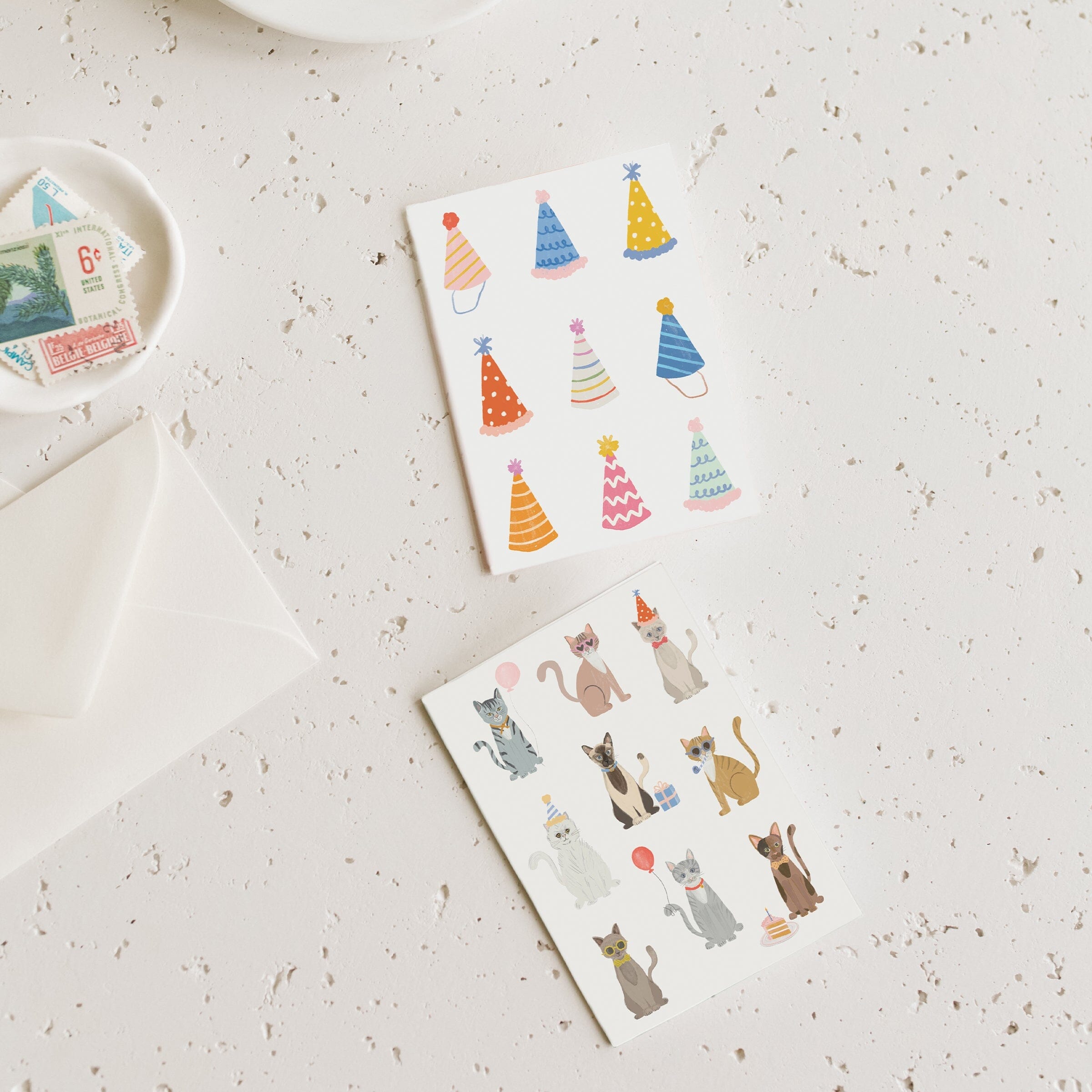 Party Cats Mini Card - Ramona & Ruth 