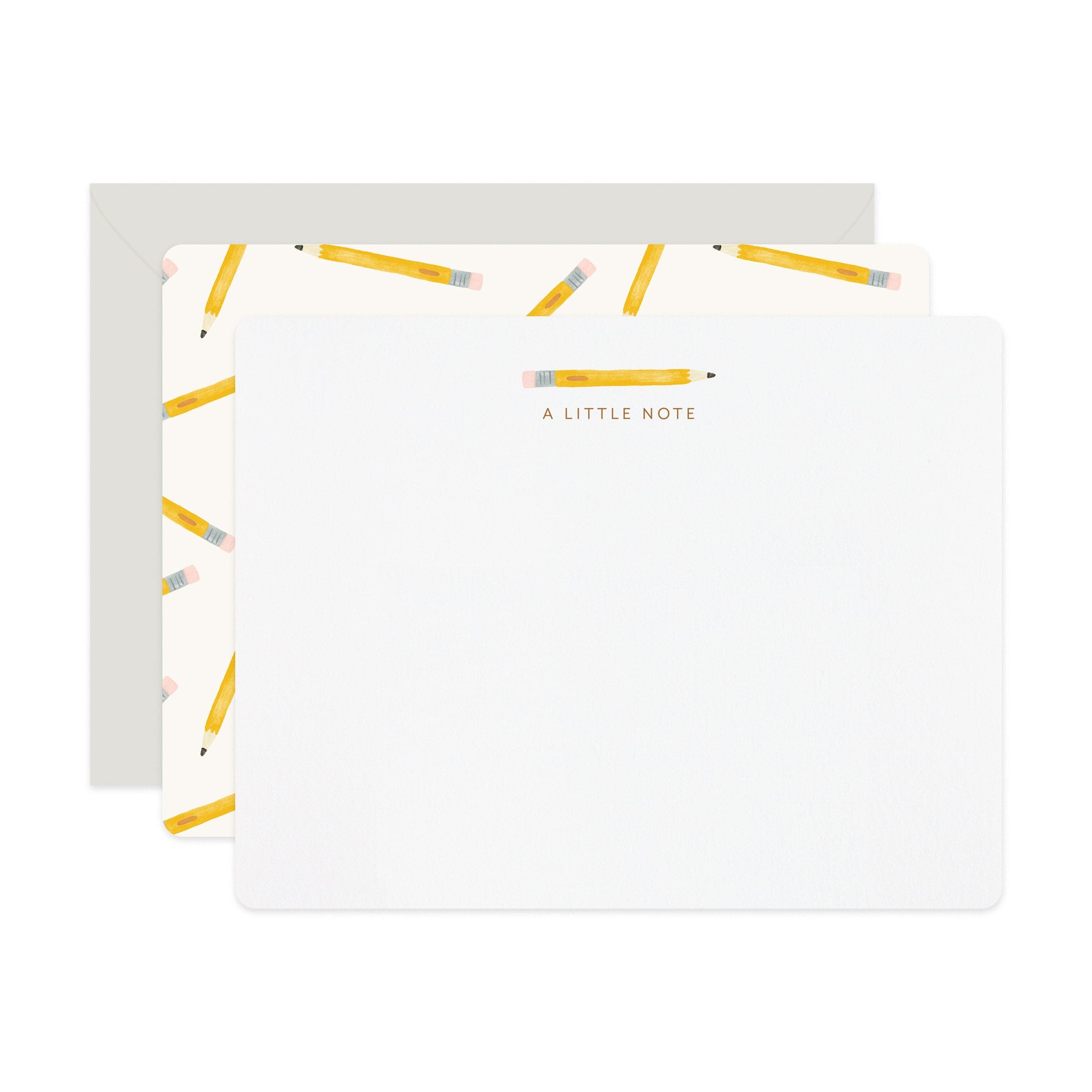 Pencil Flat Notes | Boxed Set of 6 - Ramona & Ruth 